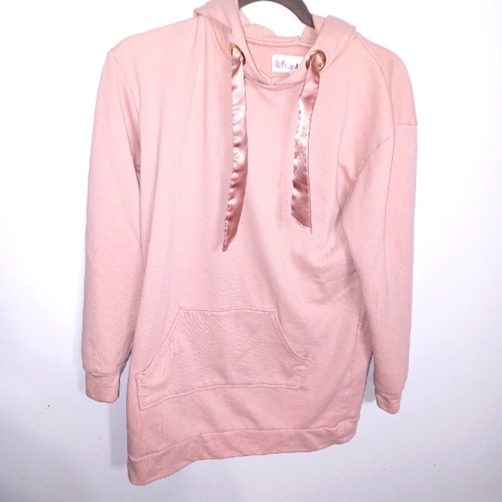 Long -Light Mauve - Hoodie W Sz Xs/S